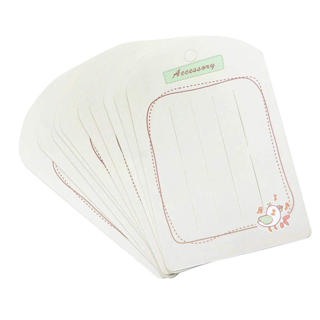 20 шт усиленные бумажные витрины для ювелирных изделий выставочные мини карты