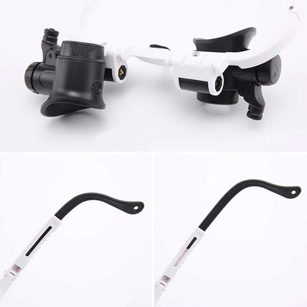 9892H 1 Светодиодная лампа на голову акриловые линзы очки с двойным глазом