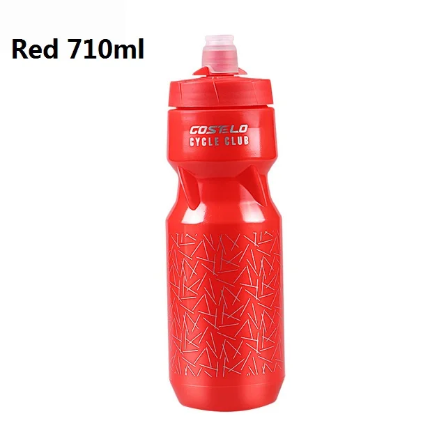 Red 710ml Costelo велосипедный клуб велосипедный велосипед бутылка воды для велосипедиста Спортивная бутылка для воды 710 мл магнитный держатель для бутылки воды бутылка для гольфа Raph - Цвет: Red 710ml