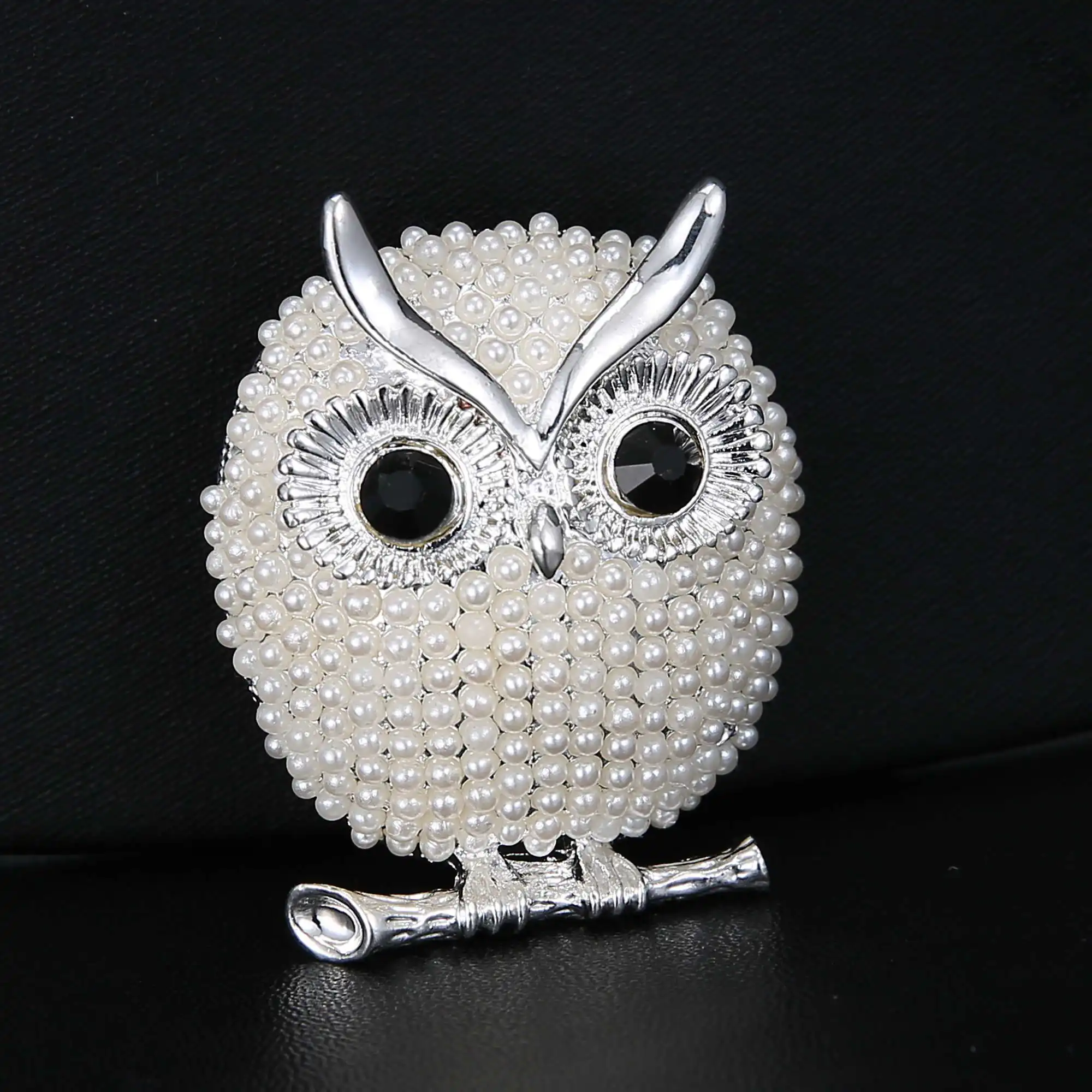 

RINHOO Cute Vivid Bird Owl Brooches Men Women Winter Design Animal Brooch Pins Coat Accessories 2 Colors Available High Quality