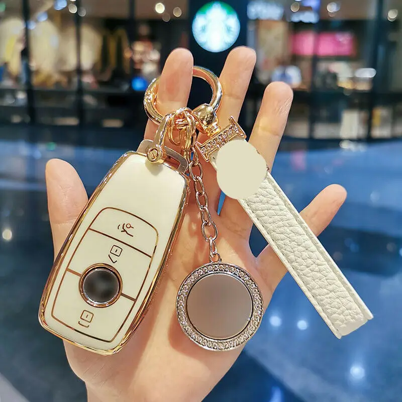 ТПУ чехол для автомобильного ключа дистанционного управления Mercedes Benz A C E S G Class GLC