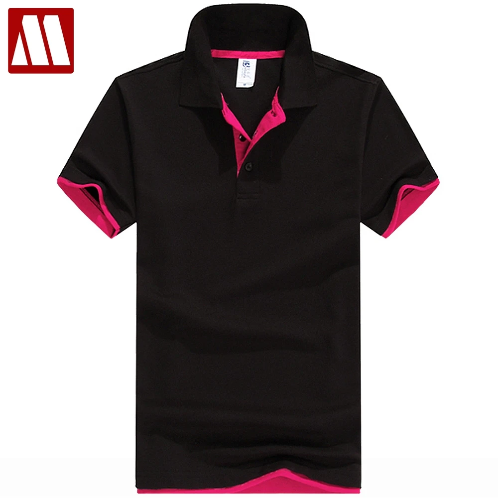 2021 Новые мужские повседневные футболки поло высокого качества Мужская хлопковая