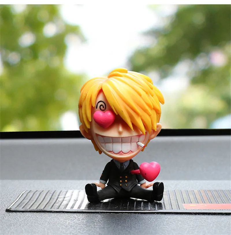 Украшения для автомобиля цельный мультяшный кукла украшение вращающаяся голова