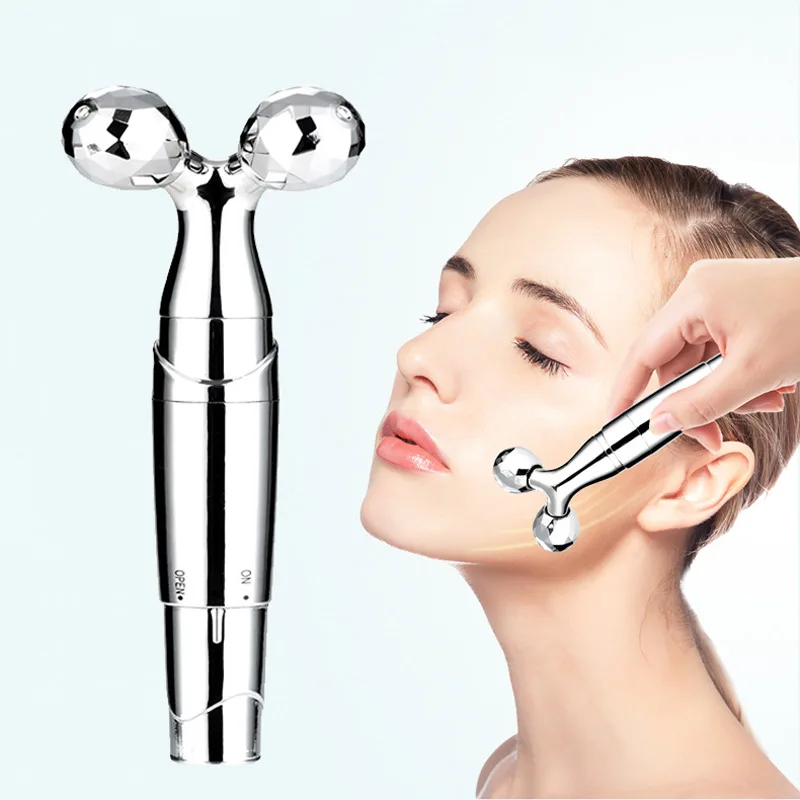 

3D Vibrating Facial Machine 3 in 1 Wrinkle Reducer for Face Lift Eye Wrinkles Fine Lines Cream Enhance Absorption Skin Care