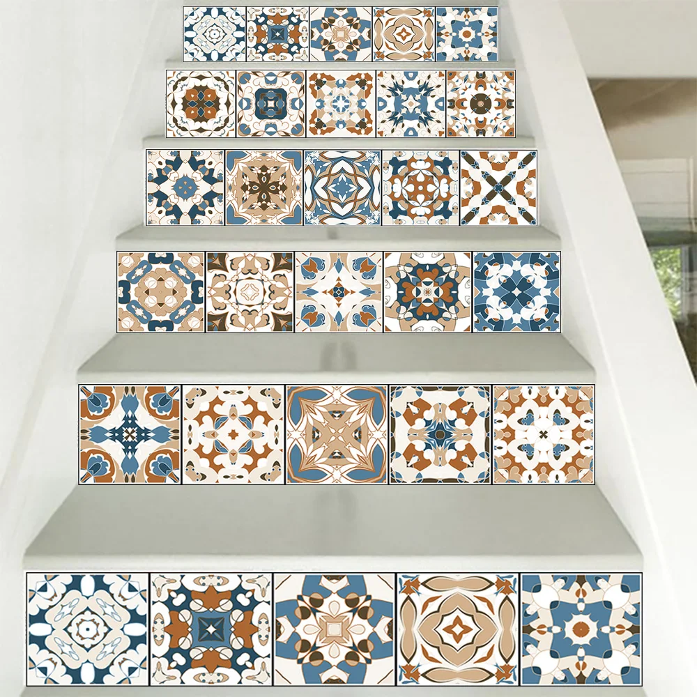 10/15/20/30 см ретро полоса керамическая плитка настенная наклейка ванная лестница