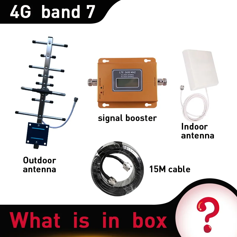 Усилитель сигнала для мобильного телефона 65 дБ 4G LTE DCS 2600 МГц усилитель панель 9