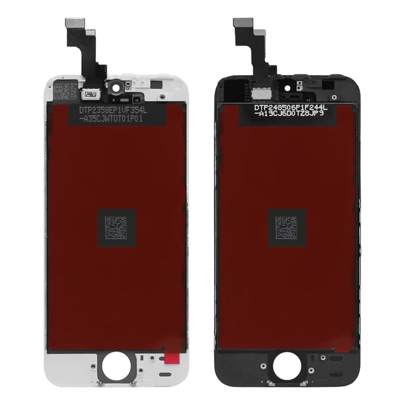 На русском AAA+++ ekran для iPhone 5 5S SE 5C ЖК-дисплей сенсорный дигитайзер полная сборка черный белый