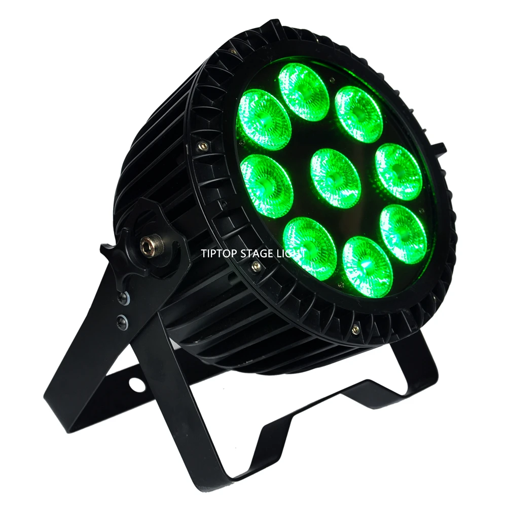 Китай Гуанчжоу Освещение сцены 4xlot RGBWA УФ 6 в 1 9x18W Led Водонепроницаемый Par Банок 200W