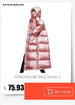 ZURICHOUSE, негабаритное зимнее пальто, женское, длинное, модное, глянцевая, синяя, теплая парка, женская,, уличный стиль, с капюшоном, пуховик