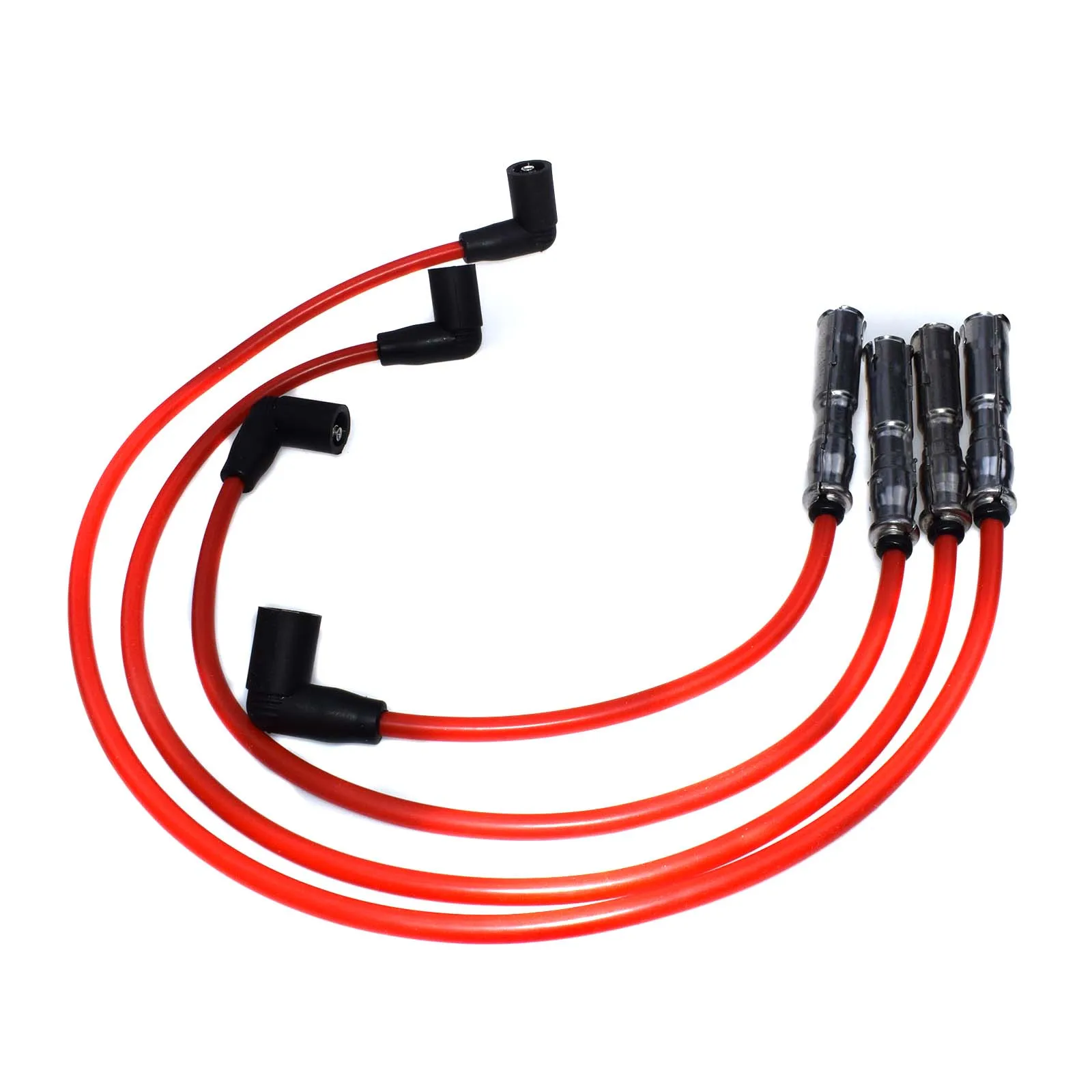 WOLFIGO 7 мм Искра зажигания коммутационный Шнур Комплект 06A998031 06A905409N для VW Beetle, Golf, jetta 1998 1999 2000 2001