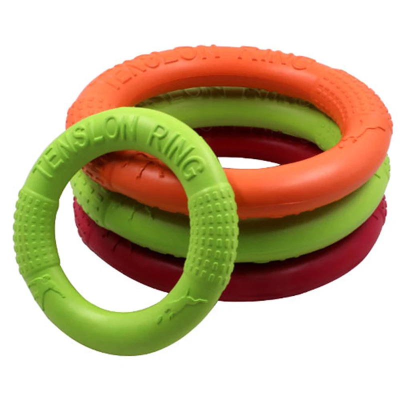 Летающие диски для домашних животных кольцо дрессировки собак из ЭВА устойчивый