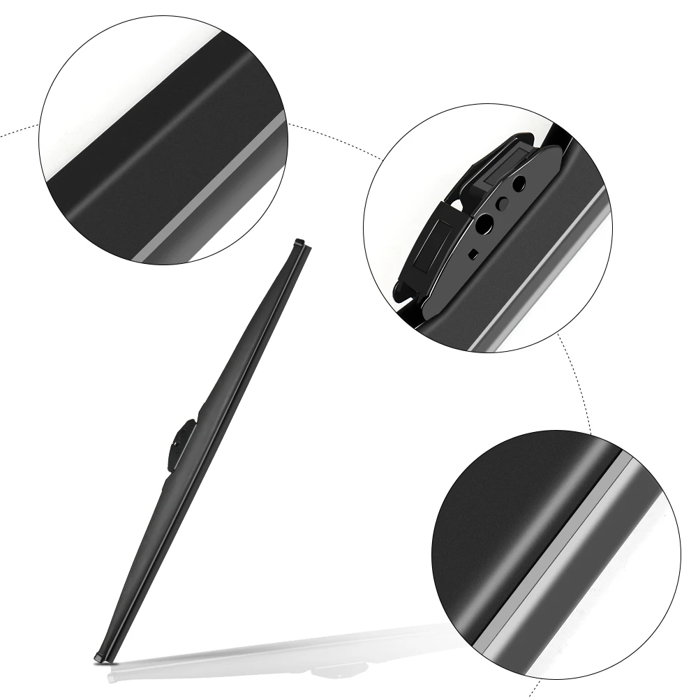 1 шт. универсальная щетка стеклоочистителя из натурального каучука|wiper blade|windshield