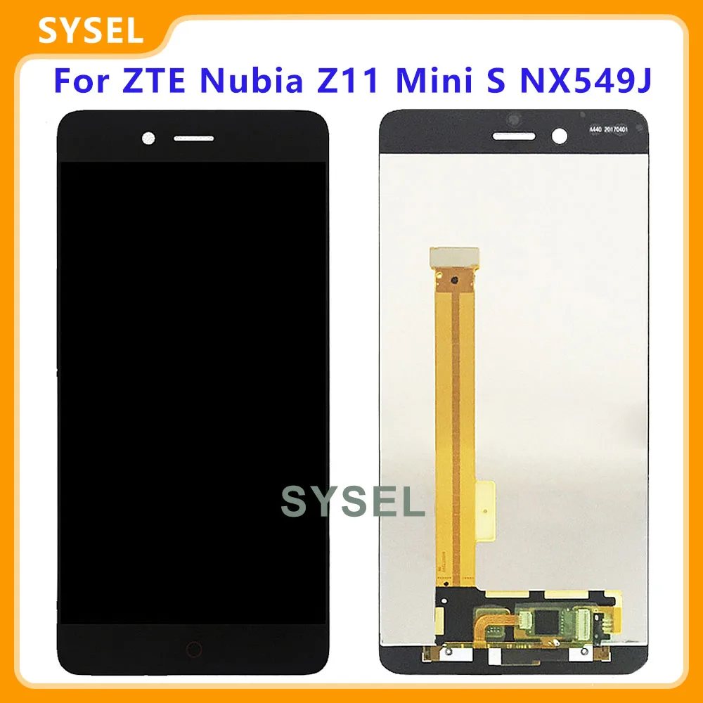 ЖК дисплей с дигитайзером для ZTE Nubia Z11 Mini S сенсорная панель стеклянный сенсор в