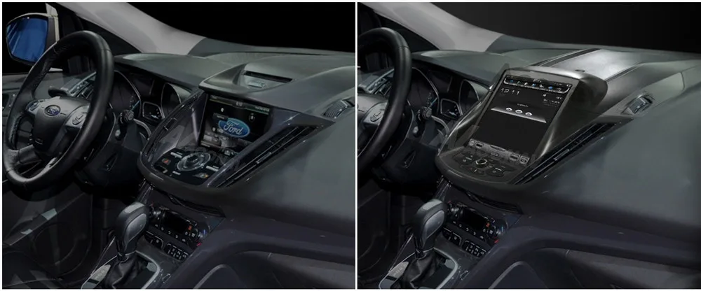 Günstig Android Tesla Big Screen Auto Multimedia DSP Einheit Auto Radio Player Für-ford Kuga 2013-2015 GPS Navigation Gebaut-in WiFi Empfänger