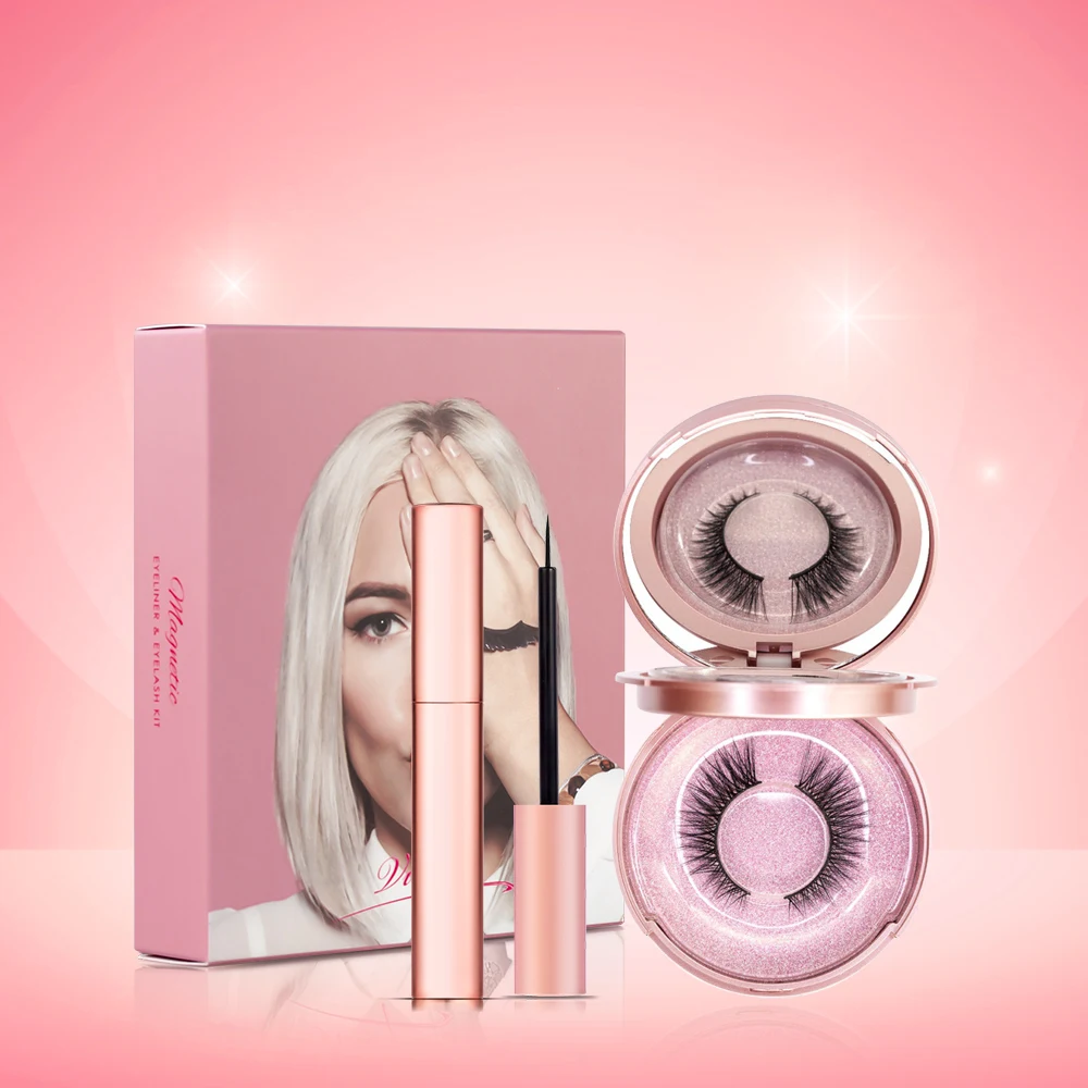 Набор Магнитных ресниц набор из 5 натуральных длинных магнитных щипцов для