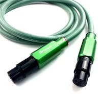 new mcintosh 4n copper xlr balance cable with green plug hifi audio line for diy amplifier cd player concert
