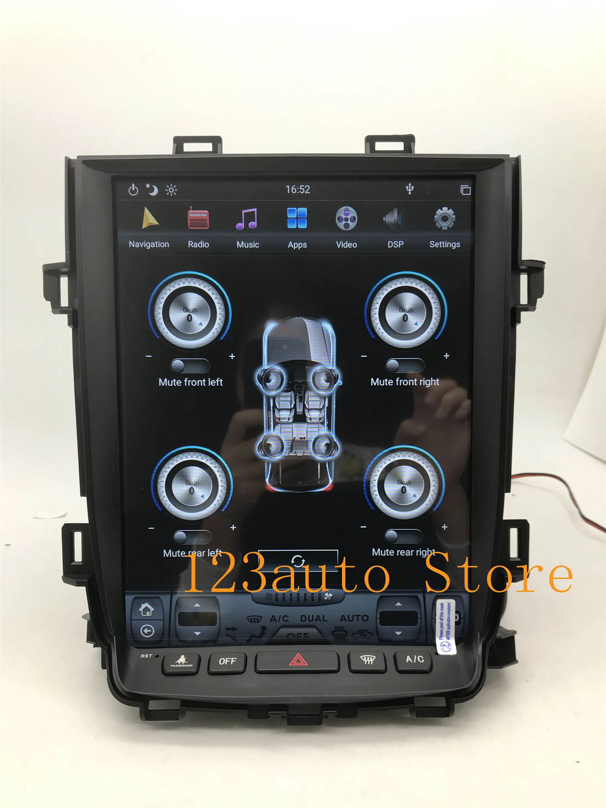 12 1 дюймов вертикальный Tesla Style Android 9 0 автомобильный DVD GPS навигатор плеер Радио для