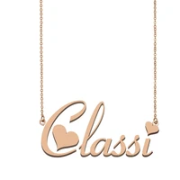 classi name necklace custom name necklace for women girls best friends birthday wedding christmas mother days gift