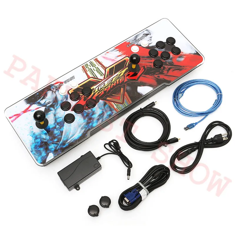 F MODEL Pandora Box 9d 2500 В 1 игровая печатная плата аркадная игровая консоль 2500 игр с джойстиком Sanwa для 2 игроков домашняя Боевая машина - Цвет: F MODEL