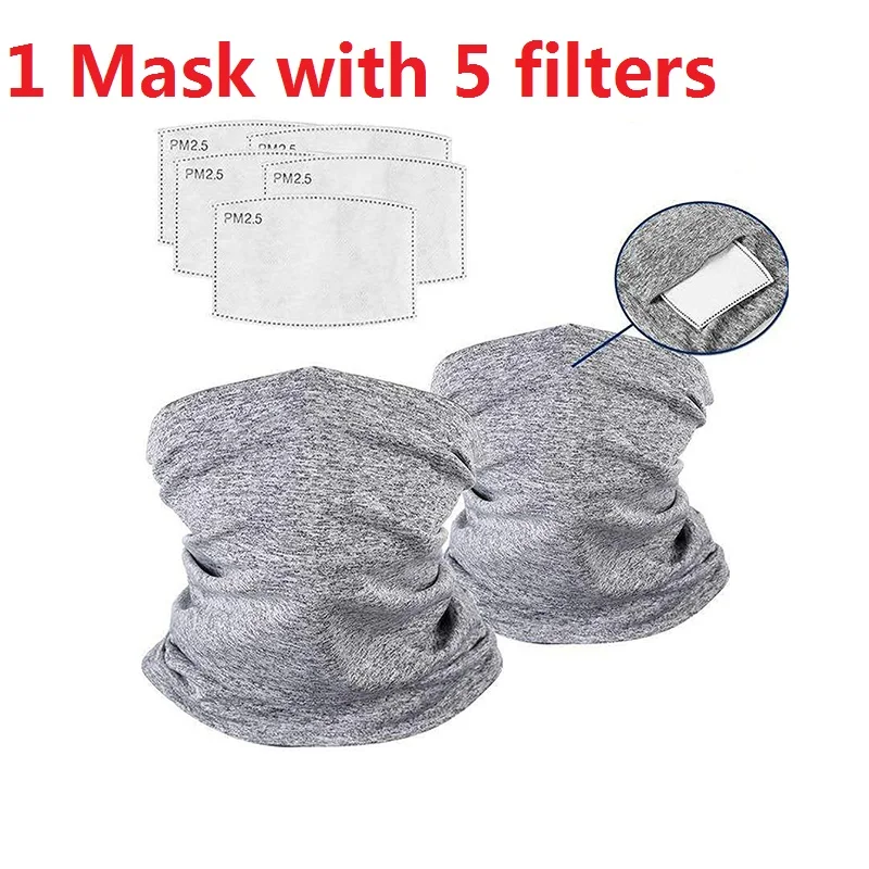 Пыленепроницаемая зимняя дышащая велосипедная маска с активированным углем