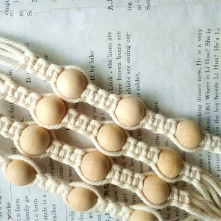 Hot sales handmade macrame plant hanger flower /pot hanger for wall decoration countyard garden