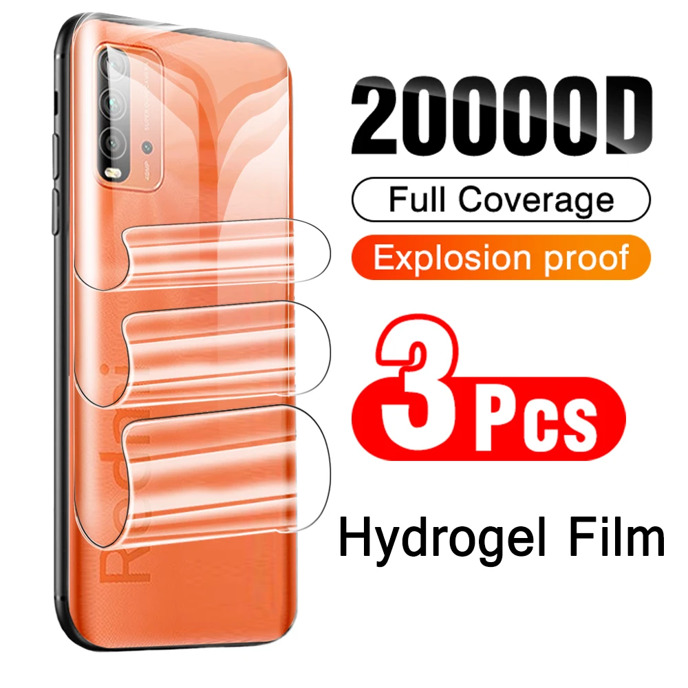 Защитная пленка для Xiaomi Redmi 9T 9A 9C NFC Note 9 S Pro Max Mi Se Mi9 Lite Гидрогелевая без стекла 3 шт. -