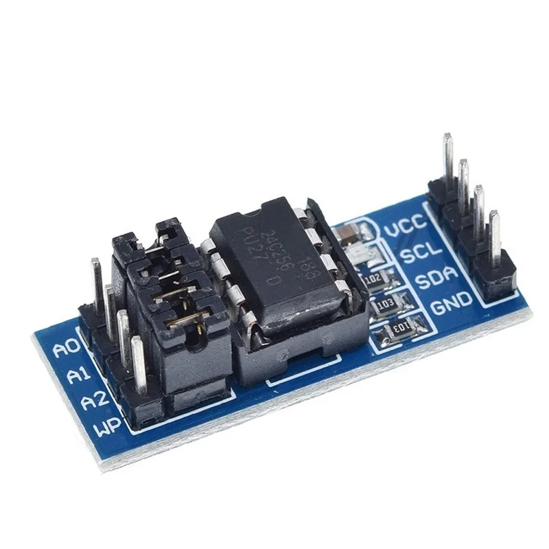 Новый модуль памяти EEPROM с интерфейсом AT24C256 24C256 I2C | Электронные компоненты и