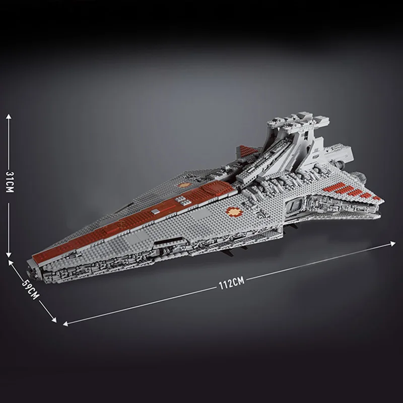 

MOULD KING 21005 The MOC 05077 Republic Star Attack Cruiser Set Building Blocks Kits Assembly Bricks Toys Kids Christmas Gifts