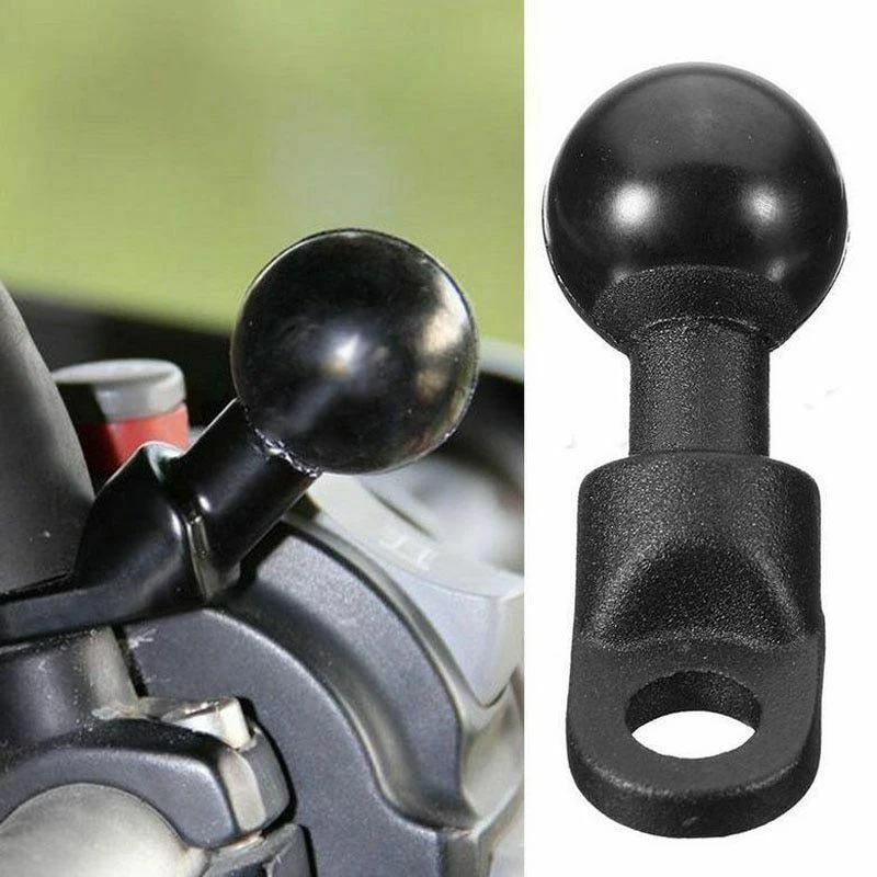 Motorcycle Angled Base W/ 10mm Hole 1'' Ball Head Adapter Work For RAM Mounts Gopro Camera Smartphone Garmin GPS | Автомобили и