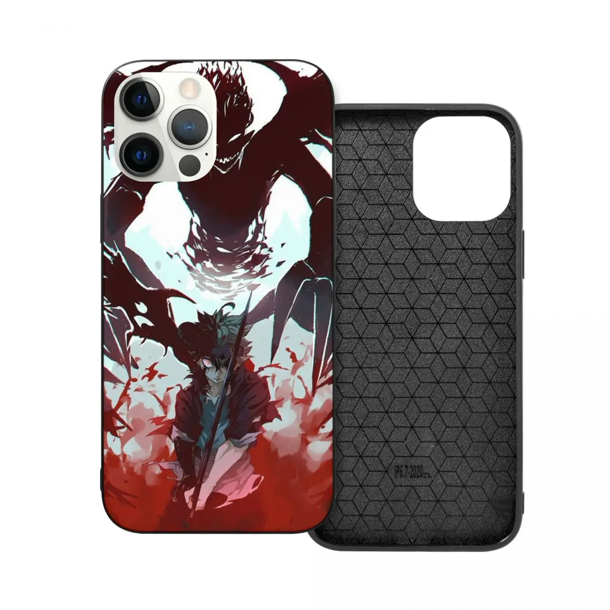 

Стеклянный чехол для телефона из ТПУ Demon Antimagic Asta PC для iPhone 12 11 Xs Xr X Pro Max Mini 7 8 Se2 Plus 6 6S
