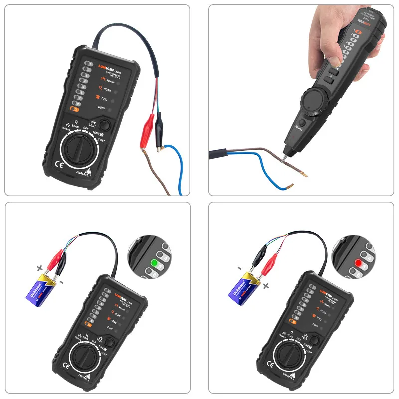 LOMVUM провода трекер кабель Линия детектор RJ45 RJ11 сетевой кабель тестер детектор линия искатель многофункциональный инструмент тестирования