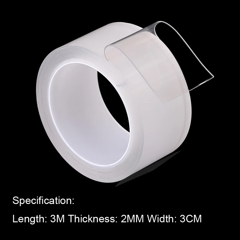 

Nano double-sided tape, transparent, non-marking, high-viscosity thickening, a new generation of waterproof double-sided tape