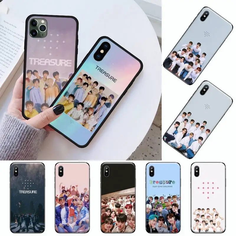

TREASURE - BOY kpop group Phone Case For iphone 12 11 13 7 8 6 s plus x xs xr pro max mini