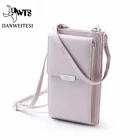 DWTS Новый Женский Повседневный Кошелек, брендовый кошелек для сотового телефона, большой держатель для карт, кошелек, сумочка, клатч, сумка-мессенджер на ремне