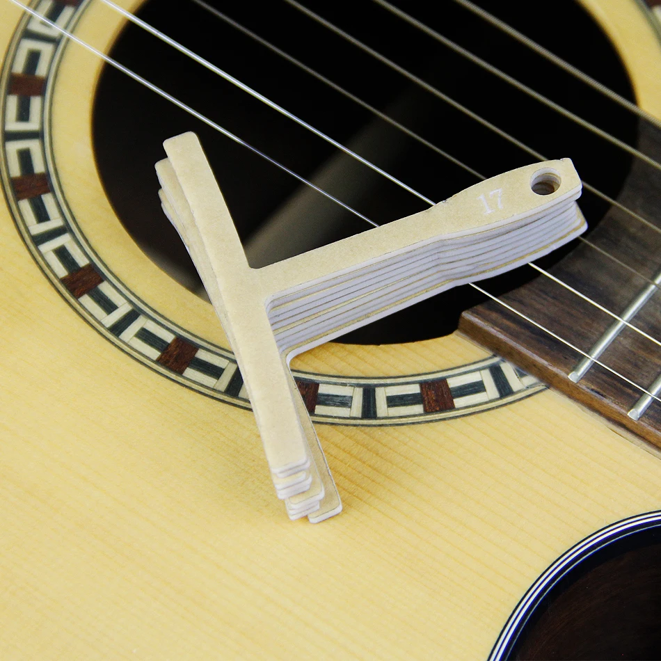 

Guitar Professional Tools Plastic Guitar Fret Radian Measuring Caliper
