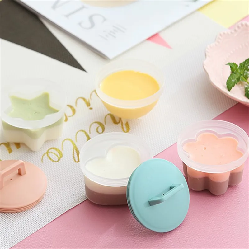 4 шт антипригарный силиконовый сердце образный Паровая камера для яиц домашняя