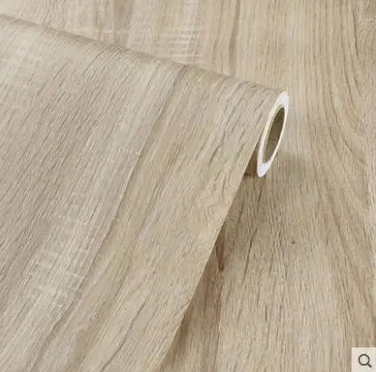 

Wood grain stickers wardrobe cabinet table furniture renovation stickers wallpaper self-adhesive PVC waterproof stickers