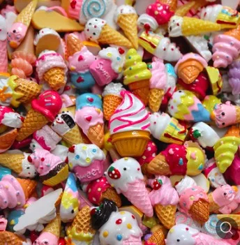 mixed 12pcs Кабошоны из смолы для конфет, амулеты, аксессуары, сделай сам, слизи, наполнитель крема, гель, оболочка для мобильного телефона, кабошоны леденец, амулет - Окраска металла: mixed 12pcs