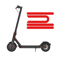 reflective scooter sticker reflect light stickers pastel decals night safety warning sticker for xiaomi m365fz