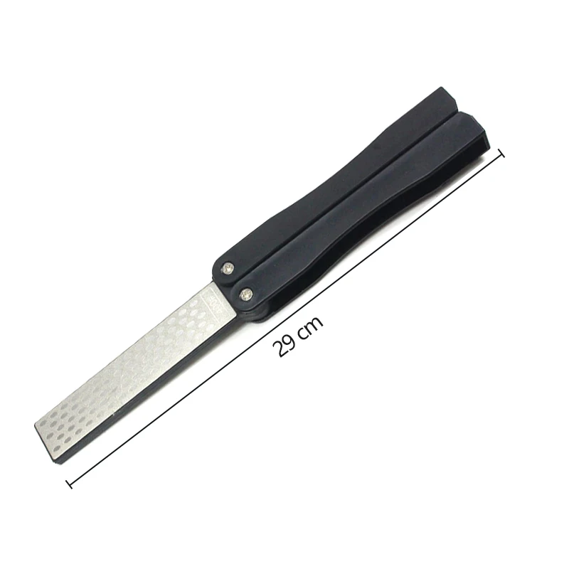 

Folding Sharpener Outdoor Double-Sided Sharpening Tools Kitchen Iron Steel Knives Sharpener Outdoor Grinder Knives Whetstone