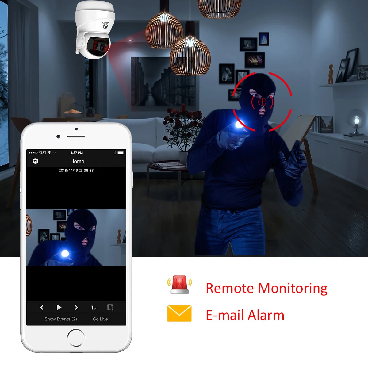 Wifi инфракрасная камера, камера безопасности, беспроводная Смарт ip-камера, Wi-Fi видео рекордер, наблюдение, детский монитор, 1080P 720P веб-камера