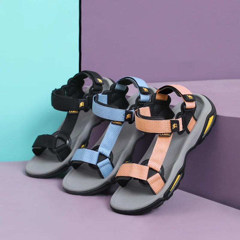 Goldencamel Women Sports Sandals Hiking Beach Shoes Outdoor Sandals Comfortable Non-slip Thick Soled Aqua Shoes