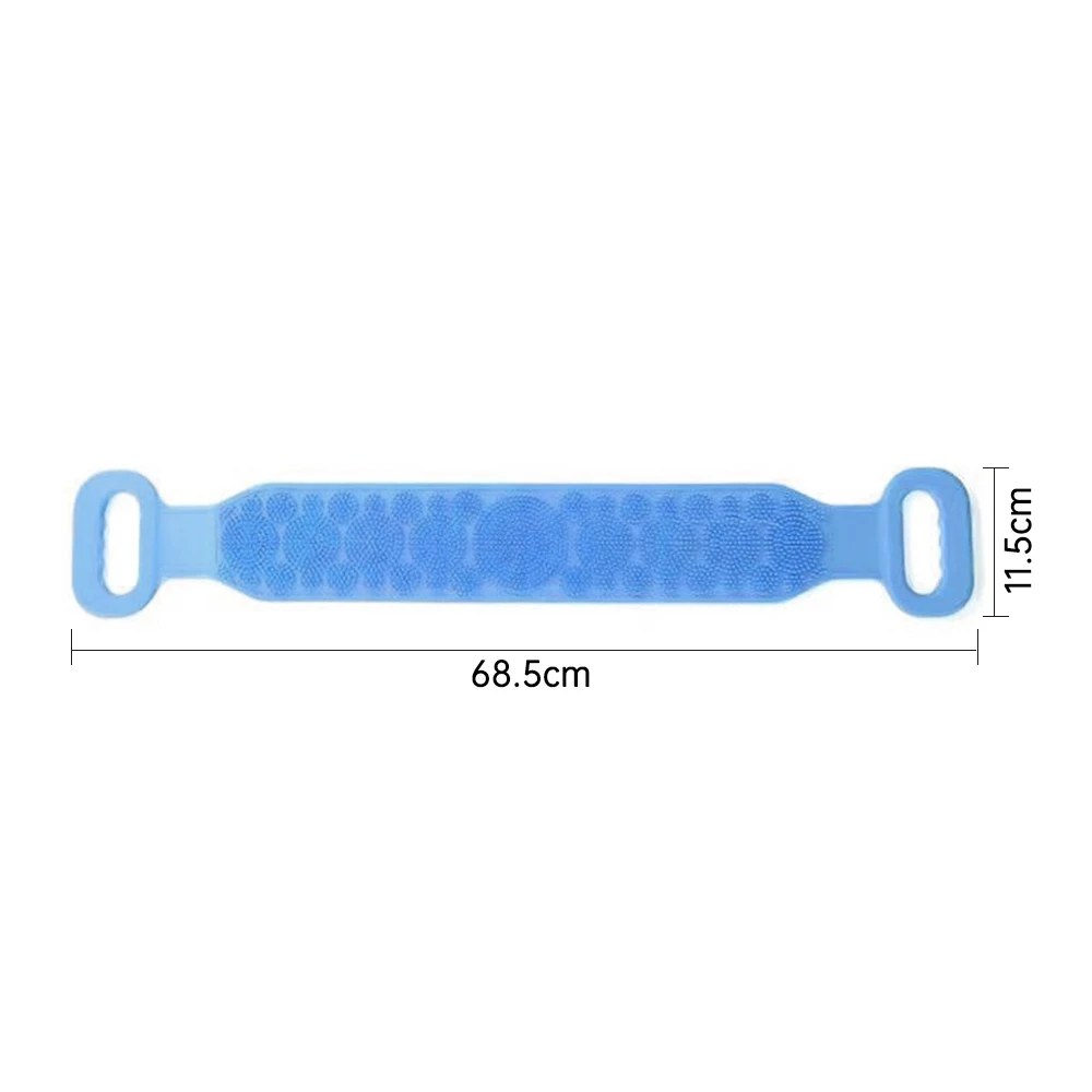 68 см Силиконовая задняя банная щетка для душа мытья тела банное полотенце