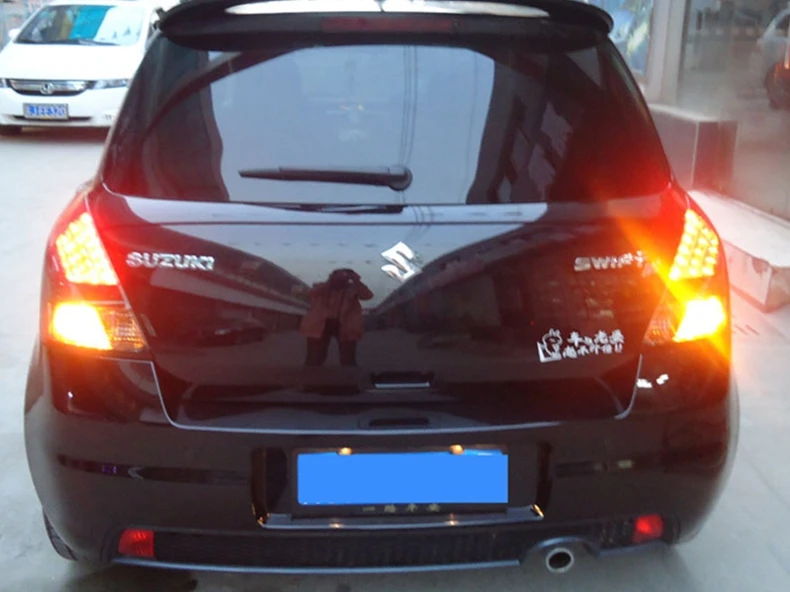 AKD автомобильный Стайлинг для Suzuki Swift задние фонари 2005- Swift светодиодный задний фонарь светодиодный дневные ходовые огни тормоза Обратный Авто аксессуары