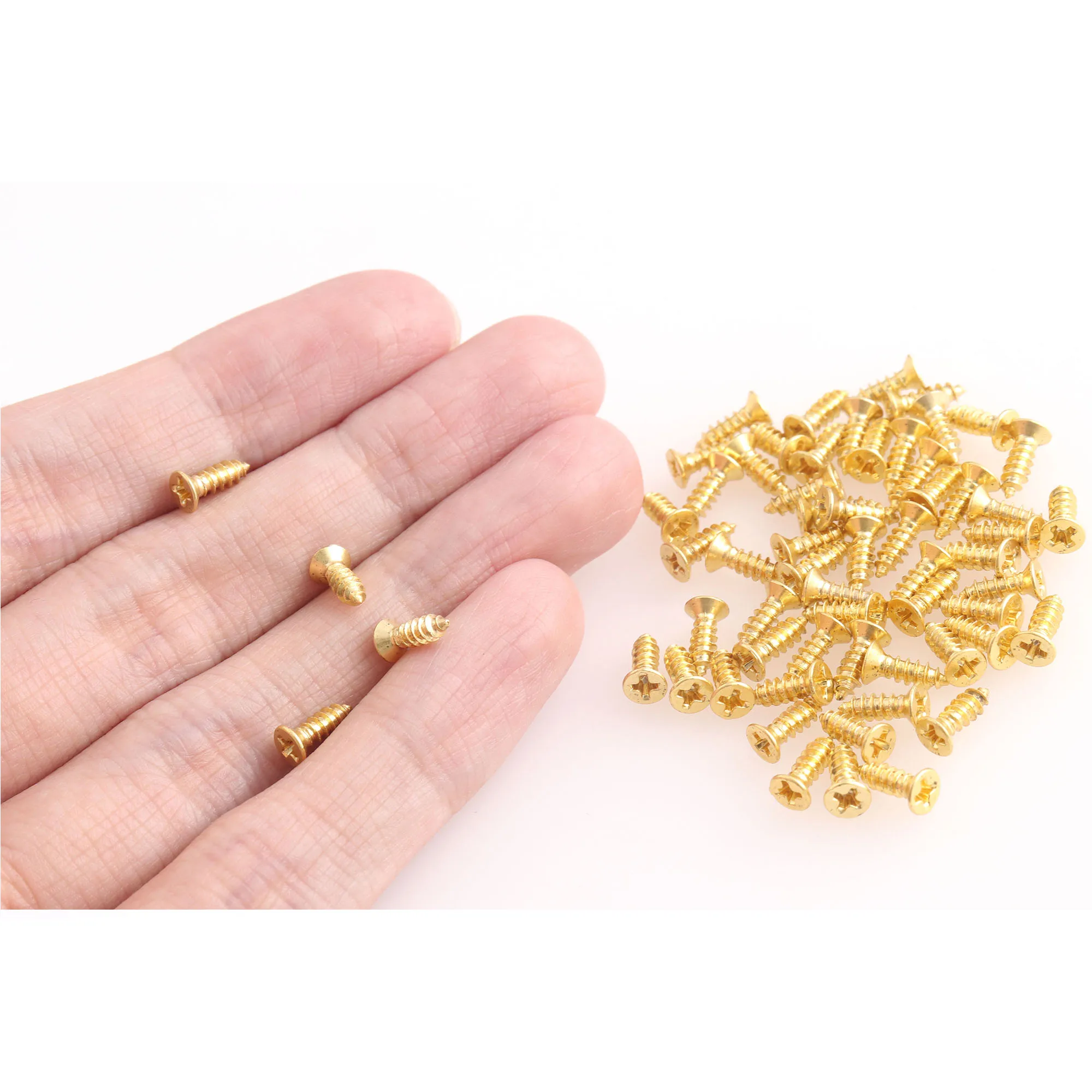 4*8 мм железо Золотой древесной винт древесный высококачественный счетчик с