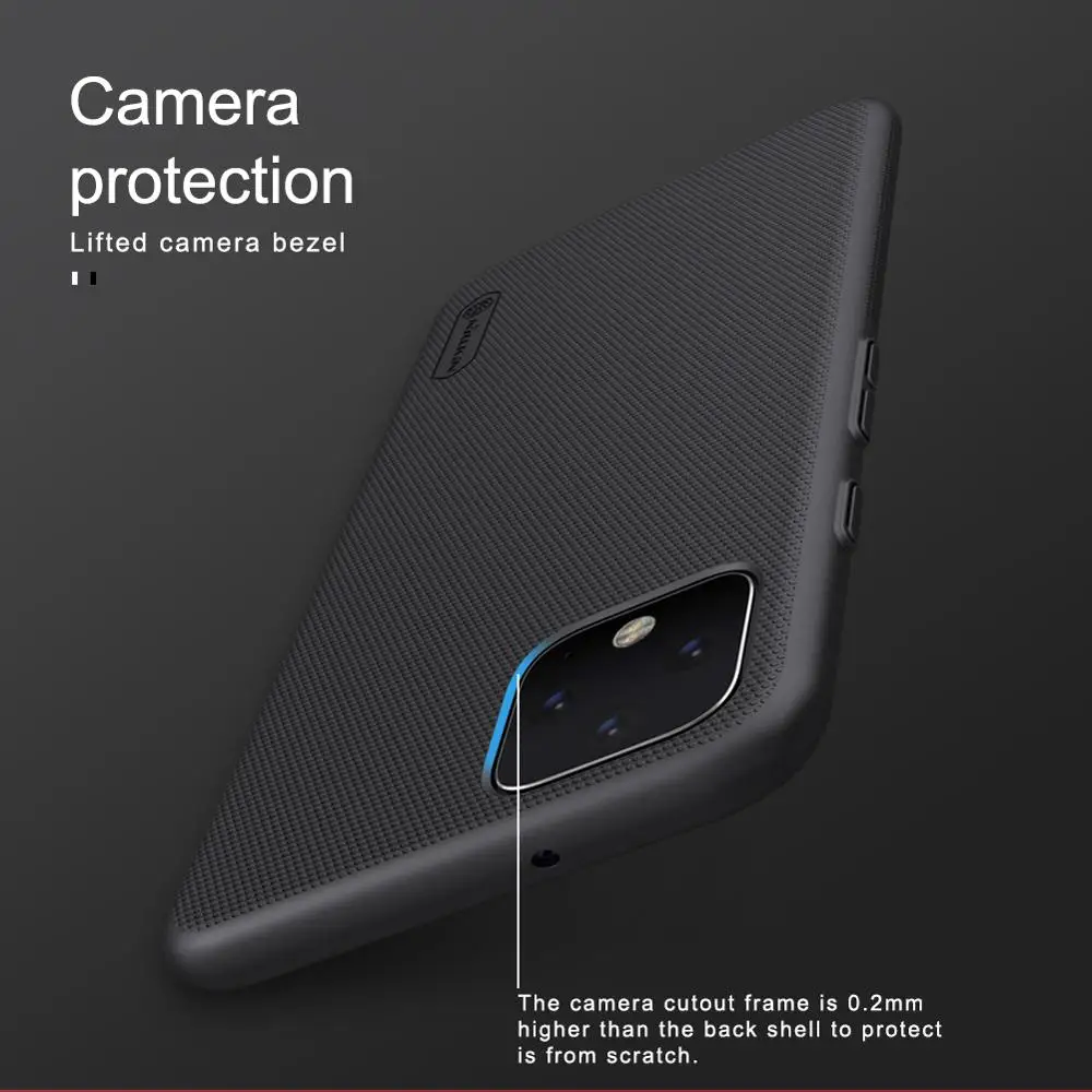 Чехол для Google Pixel 4/Pixel 4 XL чехол NILLKIN Супер Матовый Защитный матовый Жесткий с