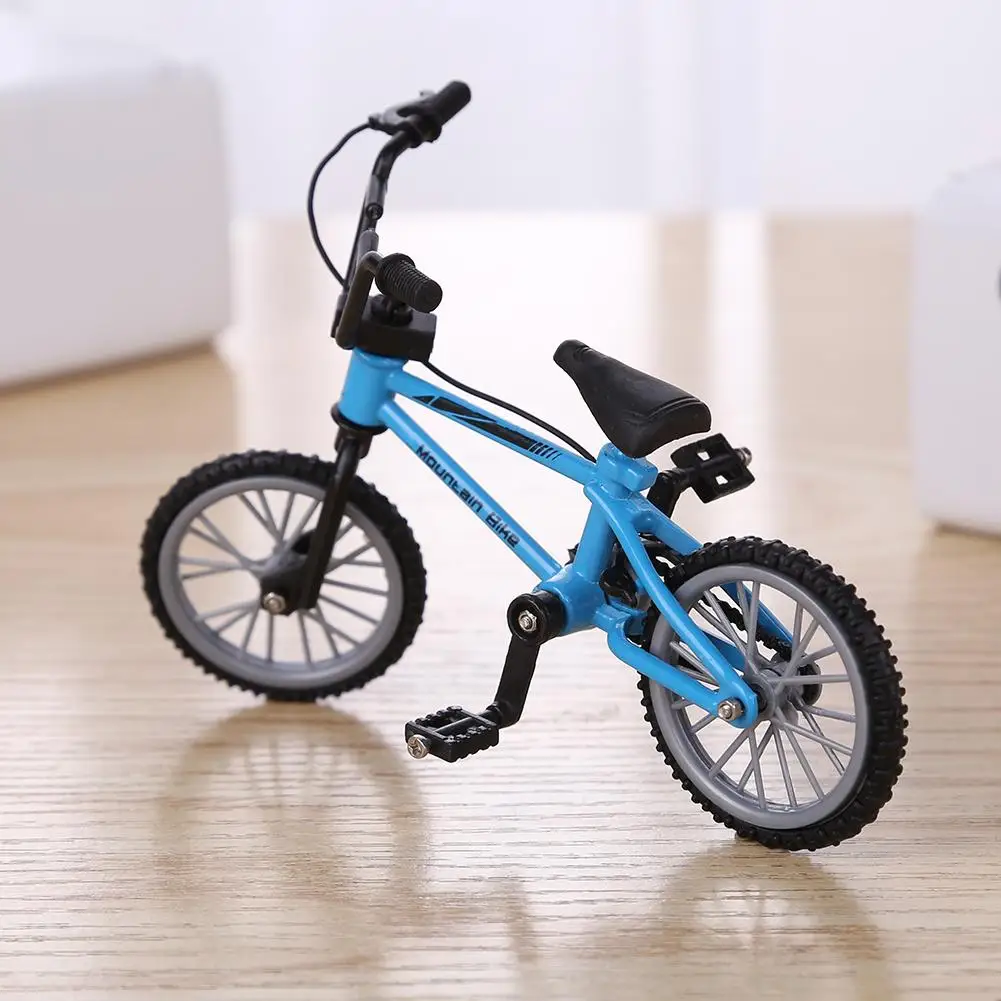 

Mini Finger Mountain Bikes Diecast Nickel Alloy Stents Finger Bicycle Children Novelty Gag Toys Model Simulation Home Collection