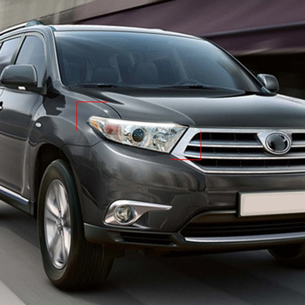 2 шт. для Toyota Highlander 2012 2013 2014 Светодиодный дневной светильник желтый указатель