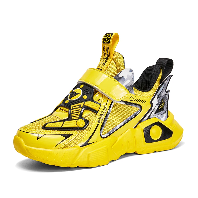 

Children Anti-Slippery Sneakers Boys Outdoor Sports Air Mesh Shoes Leisure Fashion Tenis Infantil Teenage Chaussure Size28-38