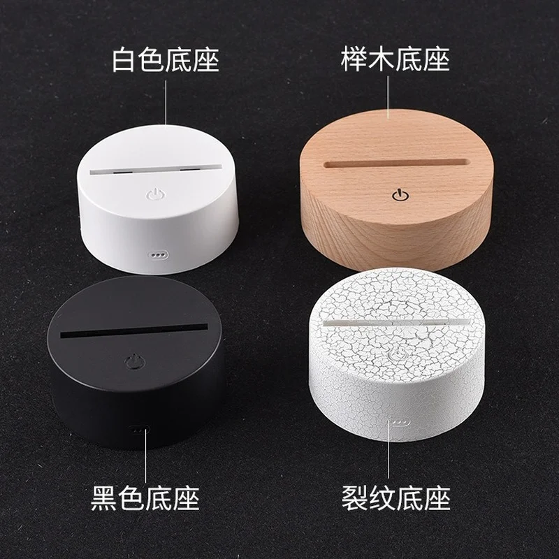 

Disney Star Baby Cartoon Stitch 3D LED night light usb plug-in 7/16 color bedside table lamp creative birthday gift Ornaments